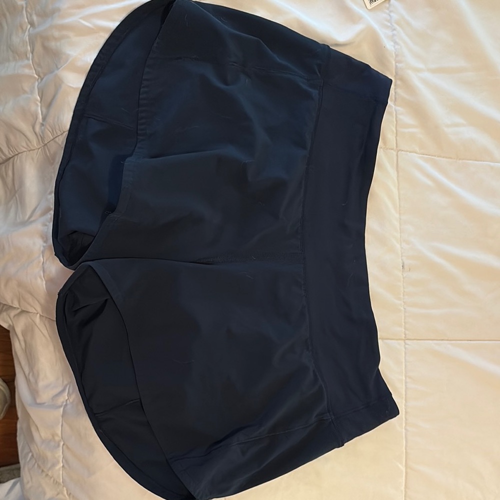Navy Blue Lululemon Athletic Shorts